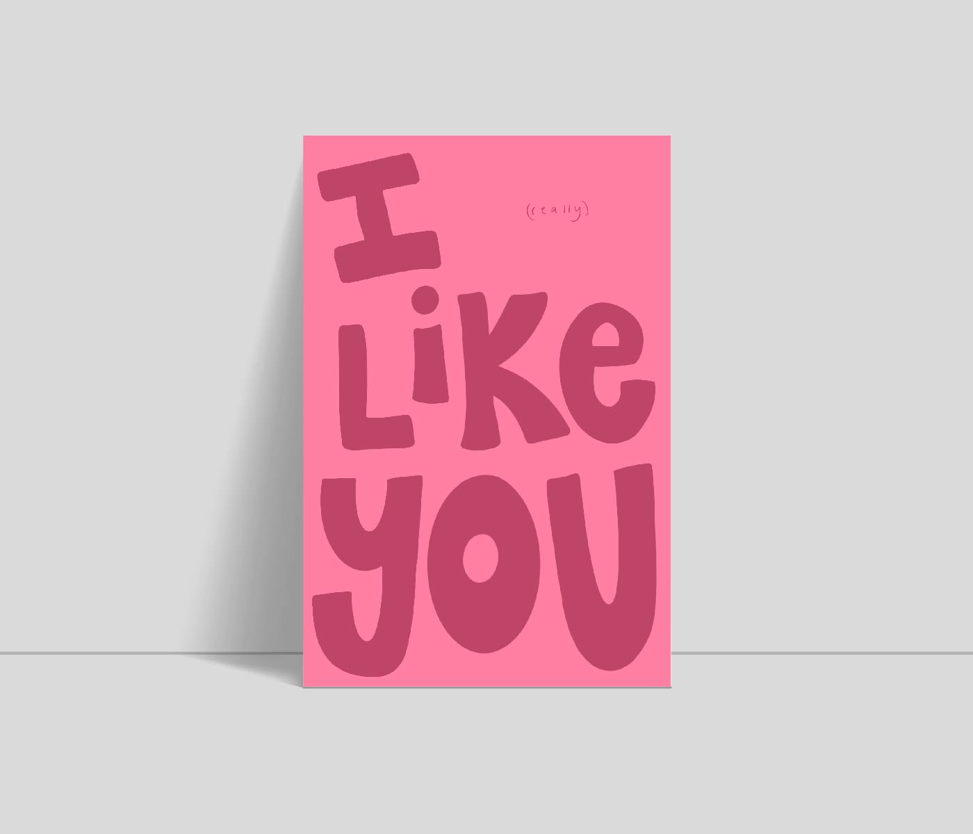 I like you